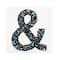12 Pack: Black AB Letter Bling Sticker by Recollections®